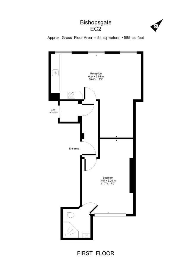 Apartment 1, 48 Bishopsgate By City Living Londra Esterno foto